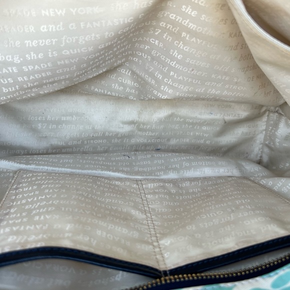 Kate Spade Large  Plenty of  Fish in the Sea tote - Picture 11 of 16